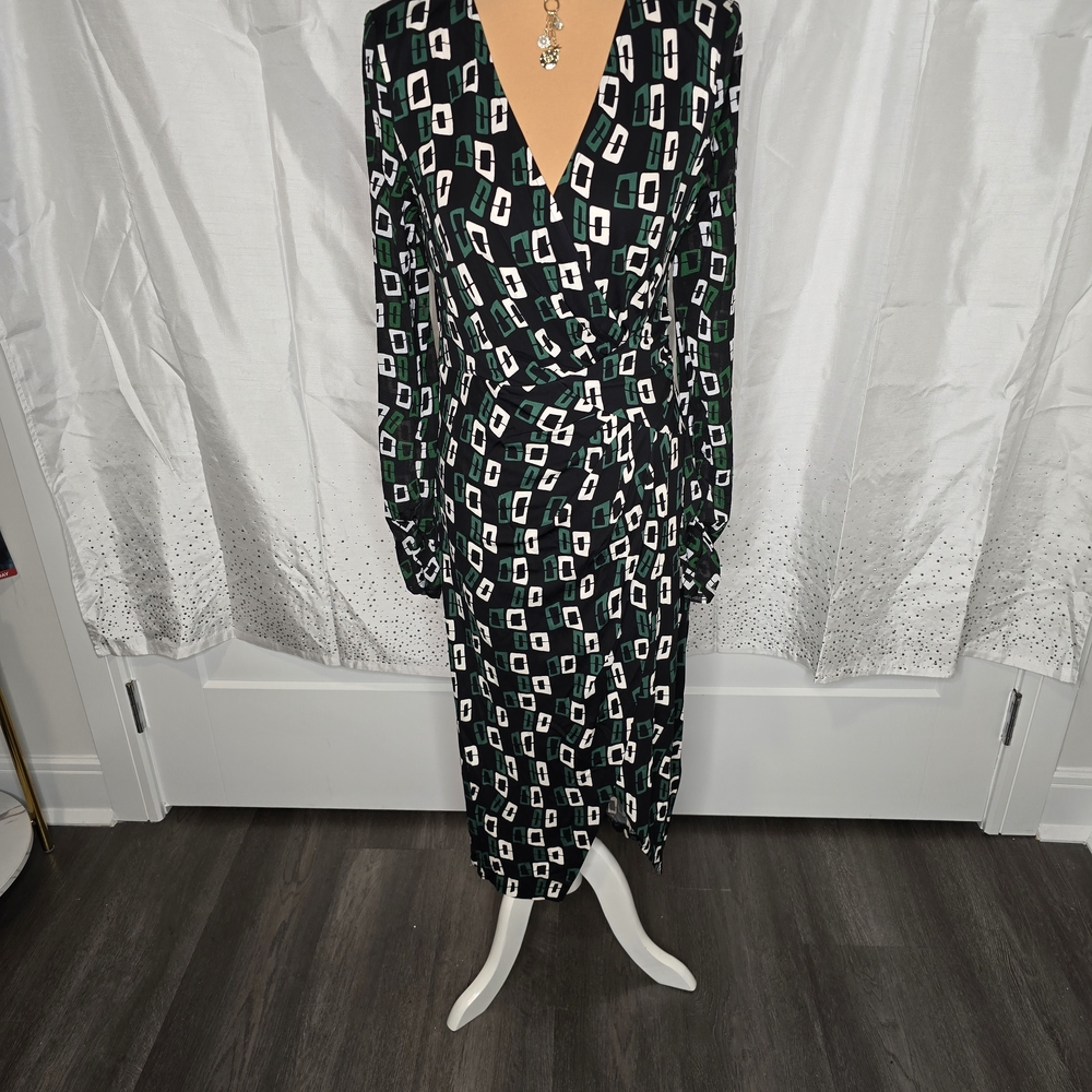 NWT Diane Von Furstenberg Nevine Chain Spots Dress